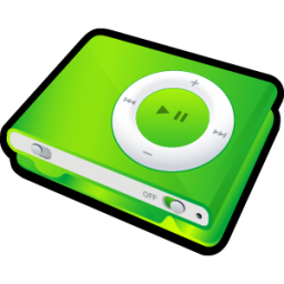 iPod Shuffle Green Icon 256x256 png